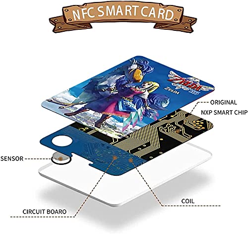 1 Etiqueta NFC para La Leyenda De Zelda: Conmutador Compatible con Skyward Sword HD/Conmutador Lite/Wii U