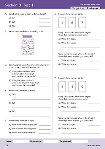11+ Maths Rapid Tests Book 2: Year 3, Ages 7-8