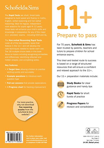 11+ Non-verbal Reasoning Rapid Tests Book 2: Year 3, Ages 7-8