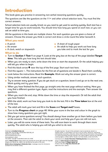 11+ Non-verbal Reasoning Rapid Tests Book 2: Year 3, Ages 7-8