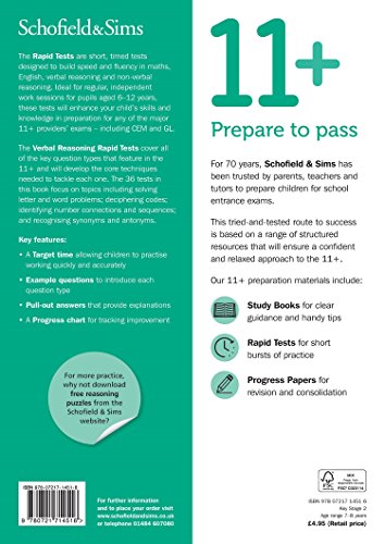 11+ Verbal Reasoning Rapid Tests Book 2: Year 3, Ages 7-8