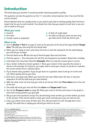 11+ Verbal Reasoning Rapid Tests Book 2: Year 3, Ages 7-8
