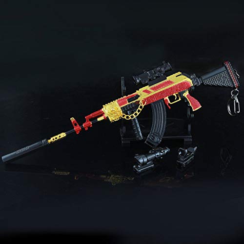 1/4 Beryl M762 Rifle automático 6 piezas de aleación de metal arma arma modelo figura artes juguete prop decoración llavero regalo para niños