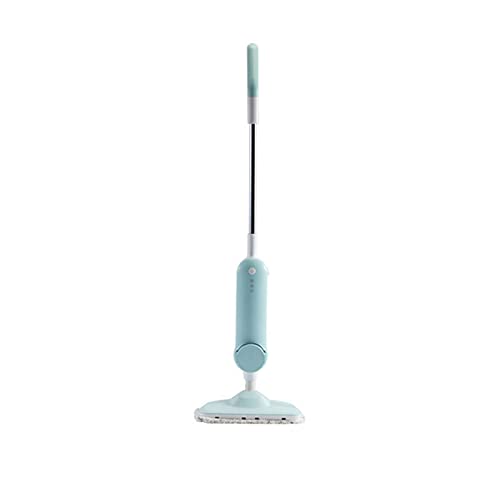 160 Degrees Celsius High Temperature Steam mop, Deep Cleaning, Killing 99.99% of Bacteria, 3 Levels arbitrarily Adjustable, Suitable for Carpet, Wood Floor, Ceramic Tile, Marble.-Sky Cyan