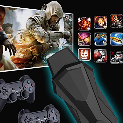 16G Plug and Play Game Console, PS1 Inalámbrico Retro Game Consolas 4K HD Mini TV Game Stick Incorporado 10888 Juegos Classic Soporte PS1 PSP N64 FC Atari, Etc. 9 Simuladores