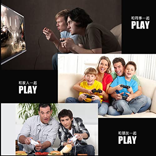 16G Plug and Play Game Console, PS1 Inalámbrico Retro Game Consolas 4K HD Mini TV Game Stick Incorporado 10888 Juegos Classic Soporte PS1 PSP N64 FC Atari, Etc. 9 Simuladores