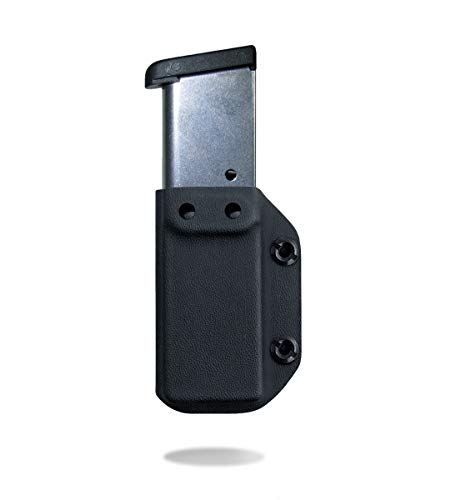 1911 9mm/.40 Single Stack Magazine Holster IWB/OWB Kydex - 1911 9mm/.40 mag Carrier - Custom fit: Colt Commander 1911 Magazines Case Pouch - Universal OWB / IWB / Right Hand / Left Hand
