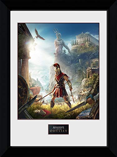 1art1 Assassin'S Creed - Odyssey, Key Art Póster De Colección Enmarcado (40 x 30cm)