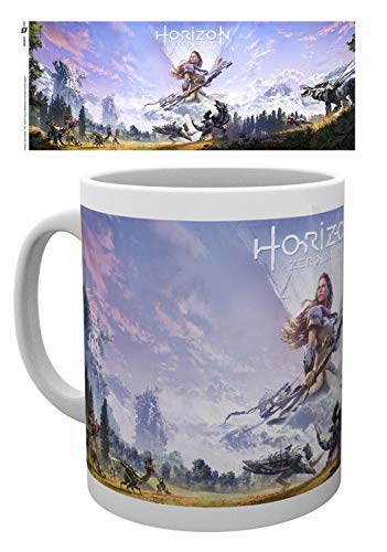 1art1 Horizon Zero Dawn, Complete Edition Taza Foto (9x8 cm) Y 1x Taza Sorpresa