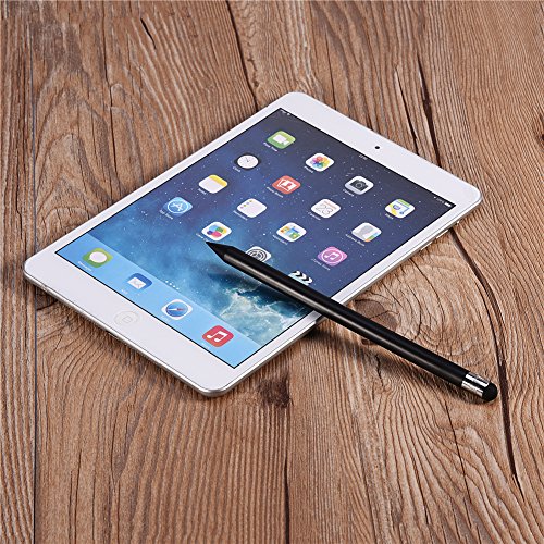 2in1 Stylus Pen, Touch Pen + Carbon Pencil, Reemplazo Smart Pen Pencil Compatible con la mayoría de Las tabletas de Pantalla capacitiva, teléfonos Inteligentes - 5 Colores Opcionales(Negro)