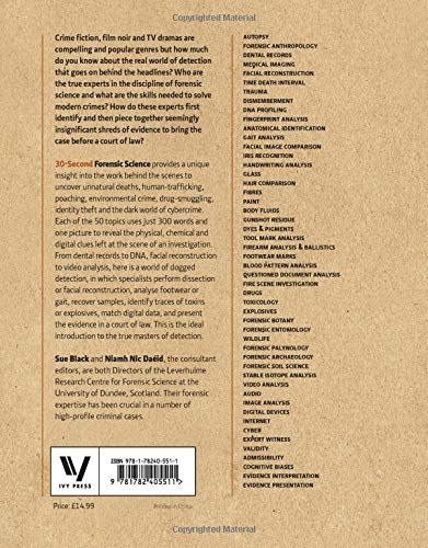30-Second Forensic Science: 50 key topics revealing criminal investigation from behind the scenes, each explained in half a minute