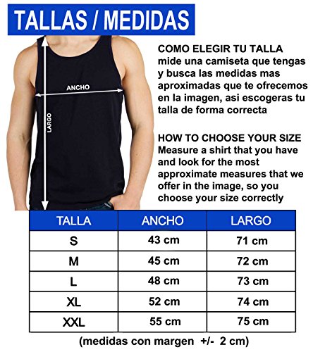 35mm - Camiseta Hombre Tirantes Night of The Living Dead - Zombies - Terror - 1968 - Negro - Talla s