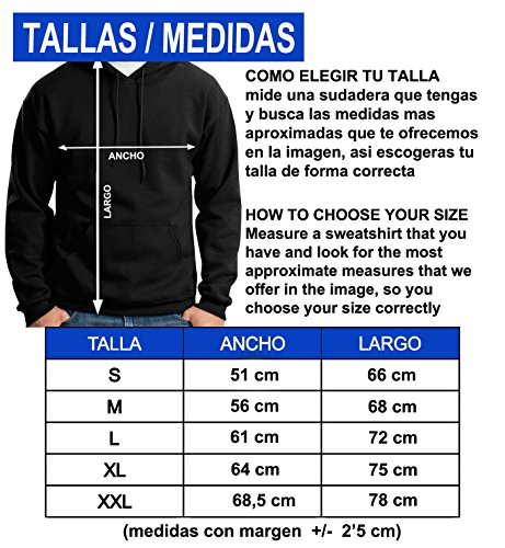 35mm - Sudadera con Capucha Night of The Living Dead - Zombies - Terror - 1968 - Negro - Talla l