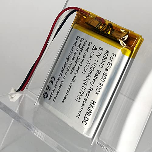3.7V 803040 1100mAh Reemplazo de batería para Turtle Beach Ear Force Elite 800 Elite 800X Stealth 700 Gen 2 Auriculares inalámbricos con Sonido Envolvente para Juegos