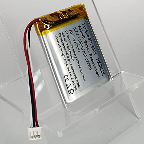 3.7V 803040 1100mAh Reemplazo de batería para Turtle Beach Ear Force Elite 800 Elite 800X Stealth 700 Gen 2 Auriculares inalámbricos con Sonido Envolvente para Juegos