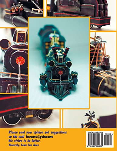 3D Paper Model Train Time Machine: how to build Train Time Machine