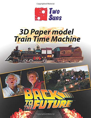 3D Paper Model Train Time Machine: how to build Train Time Machine