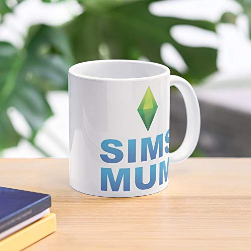 4 Sims3 Sims4 Sims Mum 3 The Sims2Best Taza de café de cerámica de 11 oz