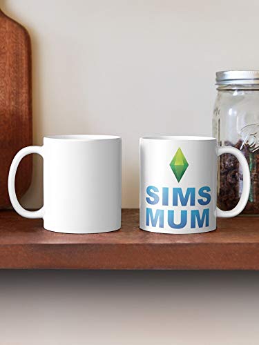 4 Sims3 Sims4 Sims Mum 3 The Sims2Best Taza de café de cerámica de 11 oz