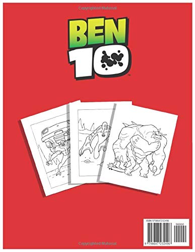 40+ Superheroes ben 10 Coloring Book: All ben 10 heroes In One Coloring Book. Perfect for kids. (Ben Ten characters to color)
