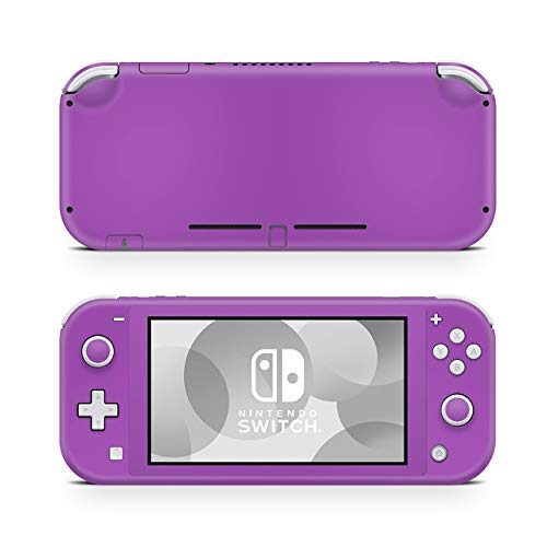 46 North Design Switch Lite Skin Vinyl Stickers, Pastel Color Púrpura Llanura Simple Uvas Lavanda Ligero Clásico Lindo Dulce suave, Alta calidad, Durable, Sin burbujas, Made in Canada