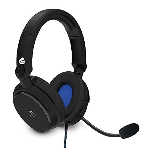 4Gamers PRO4-50s - Auriculares estéreo con Licencia Oficial para PS4, Color Negro