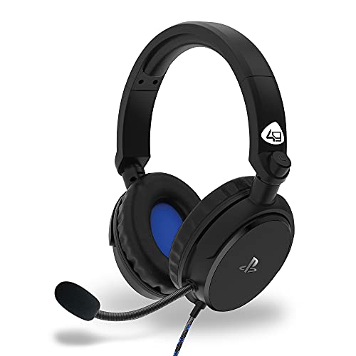 4Gamers PRO4-50s - Auriculares estéreo con Licencia Oficial para PS4, Color Negro