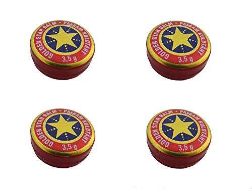 4x 3,5g Golden Star bálsamo estrella dorada