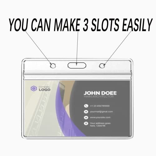 5 Piezas Funda de Tarjeta, Tarjetero Transparentes Impermeable, de Funda de Tarjeta de Crédito, Titular De La Insignia, ID de Plástico Tarjetero, Personal, Est Udiantes, Exposiciones Tarjetero