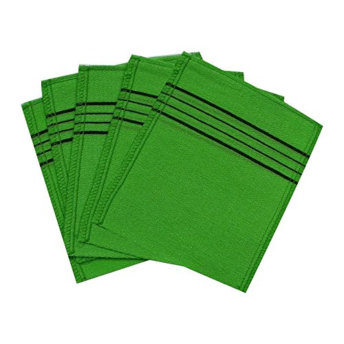 5Pcs Exfoliating Scrub Bath Mitten massage Italy Towel - (Made in Korea) by Its On You