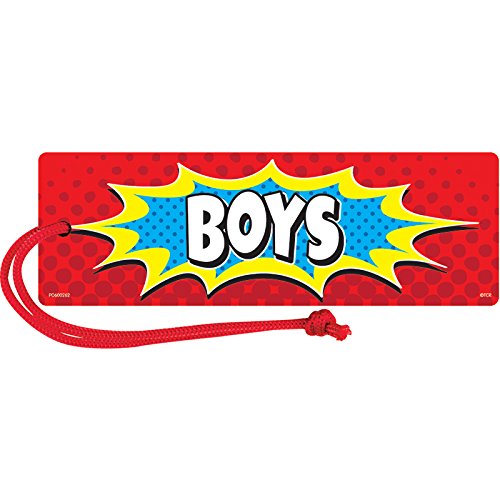 (6 EA) SUPERHERO MAGNETIC BOYS PASS