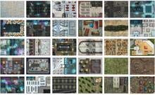 608382f - Libro del tablero de juego: El Libro Gigante de las Alfombras de Batalla CyberPunk (A3) / The Giant Book of CyberPunk Battle Mats (A3) (PlayStation 5)