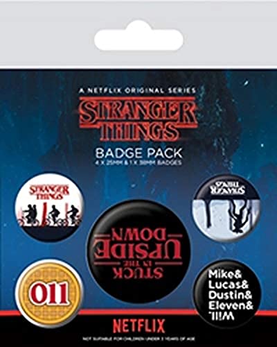 608911 - Stranger Things - Pin's/Badge - Upside Down (PlayStation 4)
