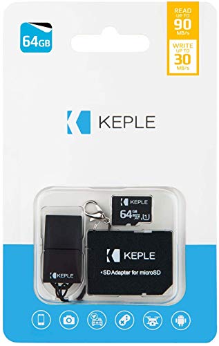 64GB microSD Tarjeta de Memoria | Compatible con Motorola Moto G7 Plus, G7, G7 Power,G7 Play, E6 Plus, E6, Z3, Z3 Play, E5 Play, E5 Play, E5 Plus, E5, G6 Plus, G6, Z4; One Vision, Zoom, Action; P30