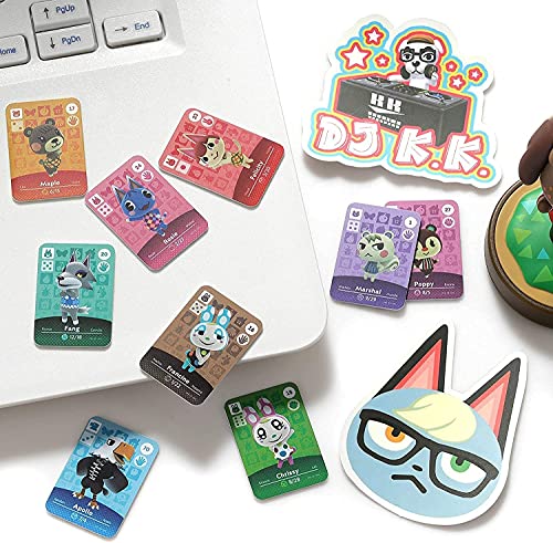 72 tarjetas de juego NFC Tiny Mini para Animal Crossing New Horizons Switch/Switch Lite/Wii U/Nuevo sistema 3DS (72 piezas)