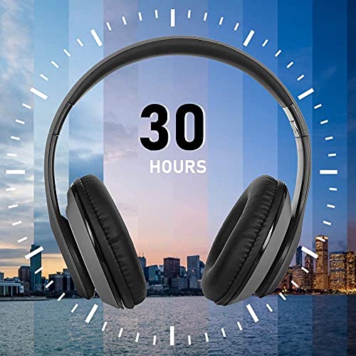 8S Auriculares Inalámbricos, Audífonos Inalámbricos Bluetooth Plegables HiFi con Micrófono Incorporado y Control de Volumen Eliminación de Ruido, Soporte Micro SD/TF/FM, para iPhone/Samsung/iPad/PC