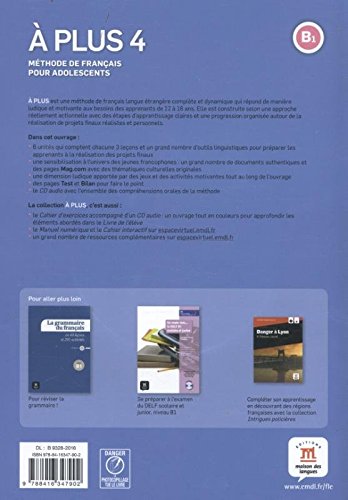 À plus! 4 Livre de l'élève + CD: À plus! 4 Livre de l'élève + CD