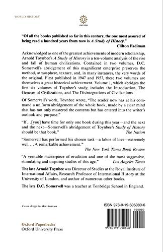 A Study of History: Volume I: Abridgement of Volumes I-VI: 1-VI (Royal Institute of International Affairs)