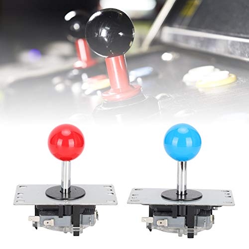 Accesorio de palanca de mando, juego de juegos USB portátil duradero, mano de obra fina para Win8 Home PS3(Double suit blue + red)
