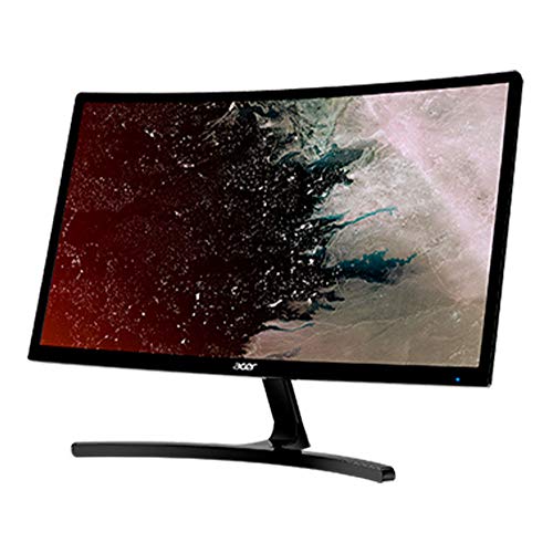 Acer ED242QRAbidpx - Monitor Gaming Curvo de 23.6" Full HD 144 Hz (60 cm, 1920x1090 px, Pantalla VA LED, 1800R, Freesync, 4ms, 100M:1 ACM, 250 nits, HDMI, DP Audio Out, EcoDisplay) - Color Negro
