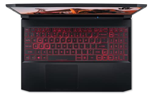 Acer Nitro 5 AN515-56-51V8 - Ordenador Portátil Gaming 15.6" Full HD, Gaming Laptop (Intel Core i5-11300H, 8GB RAM, 512GB SSD, NVIDIA GTX 1650, Windows 10 Home), PC Portátil Negro - Teclado QWERTY