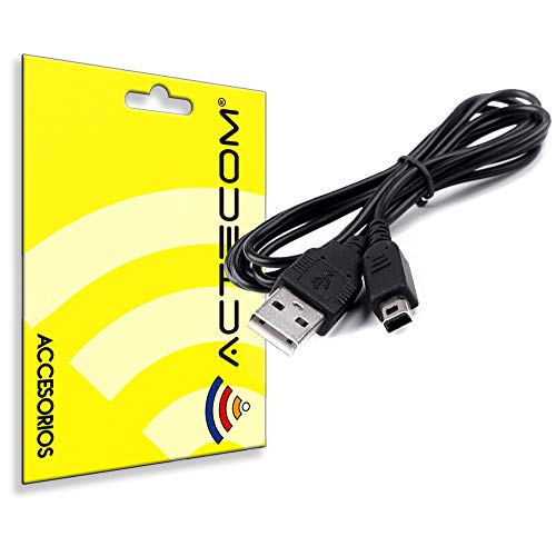 actecom Cable de Carga USB Compatible con Nintendo 3DSXL 2DS DSiXL 3DS DSi Cargador