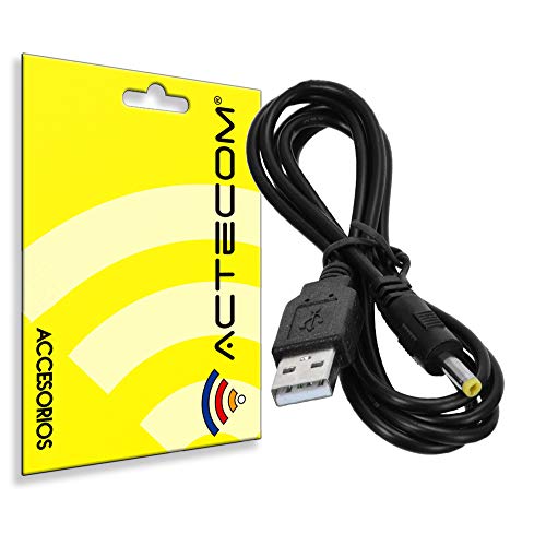 actecom Cable de Cargador Fuente Alimentación USB Consola Videojuego Compatible con Sony PSP 1000 2000 3000