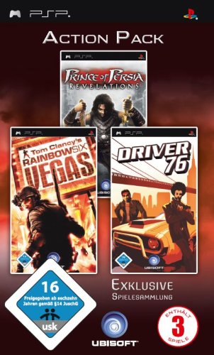 Action Pack (Prince of Persia Revelations / Driver 76 / Tom Clancy's Rainbow Six Vegas) [Importación alemana]