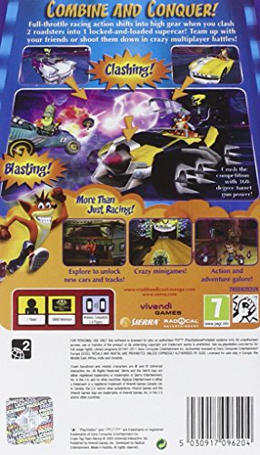 Activision Crash Tag Team Racing Essentials, PSP - Juego (PSP, PlayStation Portable (PSP), Racing, E10 + (Everyone 10 +))