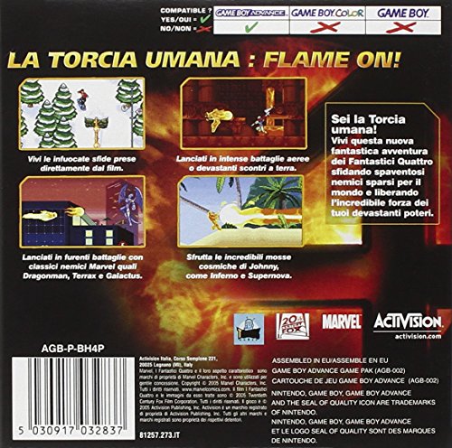 Activision Fantastici 4 Flame, GBA, ITA - Juego (GBA, ITA, GBA)