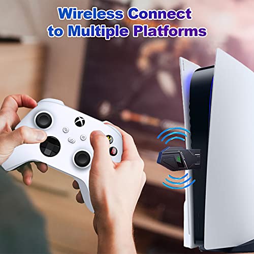 Adaptador bluetooth DualShock 4 con tres modos para PS4/PS3, PC, Nintendo Switch Consolas, Convertidor USB para mando PS4 Pro/PS4 Slim/PS3/Xbox One/One S/Xbox360/X input/Switch Pro Controller Adapter