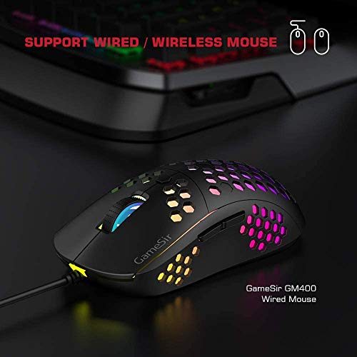 Adaptador de teclado y ratón para juegos GameSir VX2 Aimswitch para Xbox Series X / Nintendo Switch / Xbox One / PS4, teclado inalámbrico para juegos con retroiluminación RGB y programable