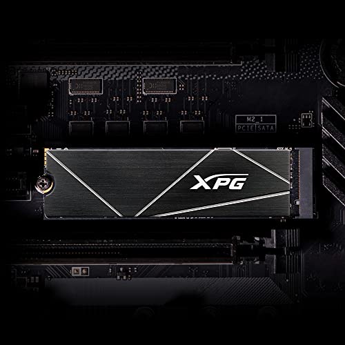 ADATA Unidad de Estado sólido XPG GAMMIX S70 Blade 1TB PCIe Gen4x4 M.2 2280 High-End-Gaming, Black