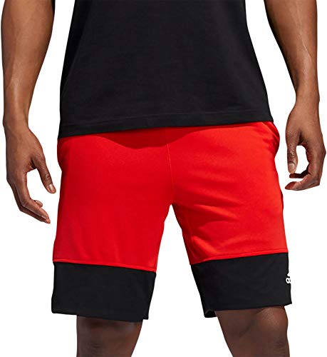 adidas Pro Madness - Pantalones Cortos para Hombre, Pro Madness Pantalones Cortos, Hombre, Color Rojo Activo, tamaño Extra-Small